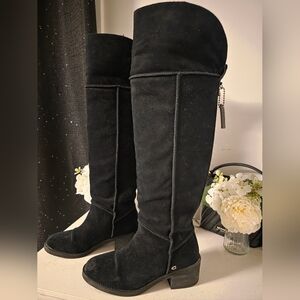 Coach Black Over the Knee Boots